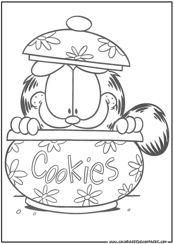 Disegno da colorare: Garfield (Cartoni animati) #26297 - Pagine da Colorare Stampabili Gratuite