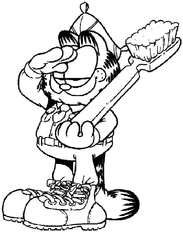 Disegno da colorare: Garfield (Cartoni animati) #26306 - Pagine da Colorare Stampabili Gratuite