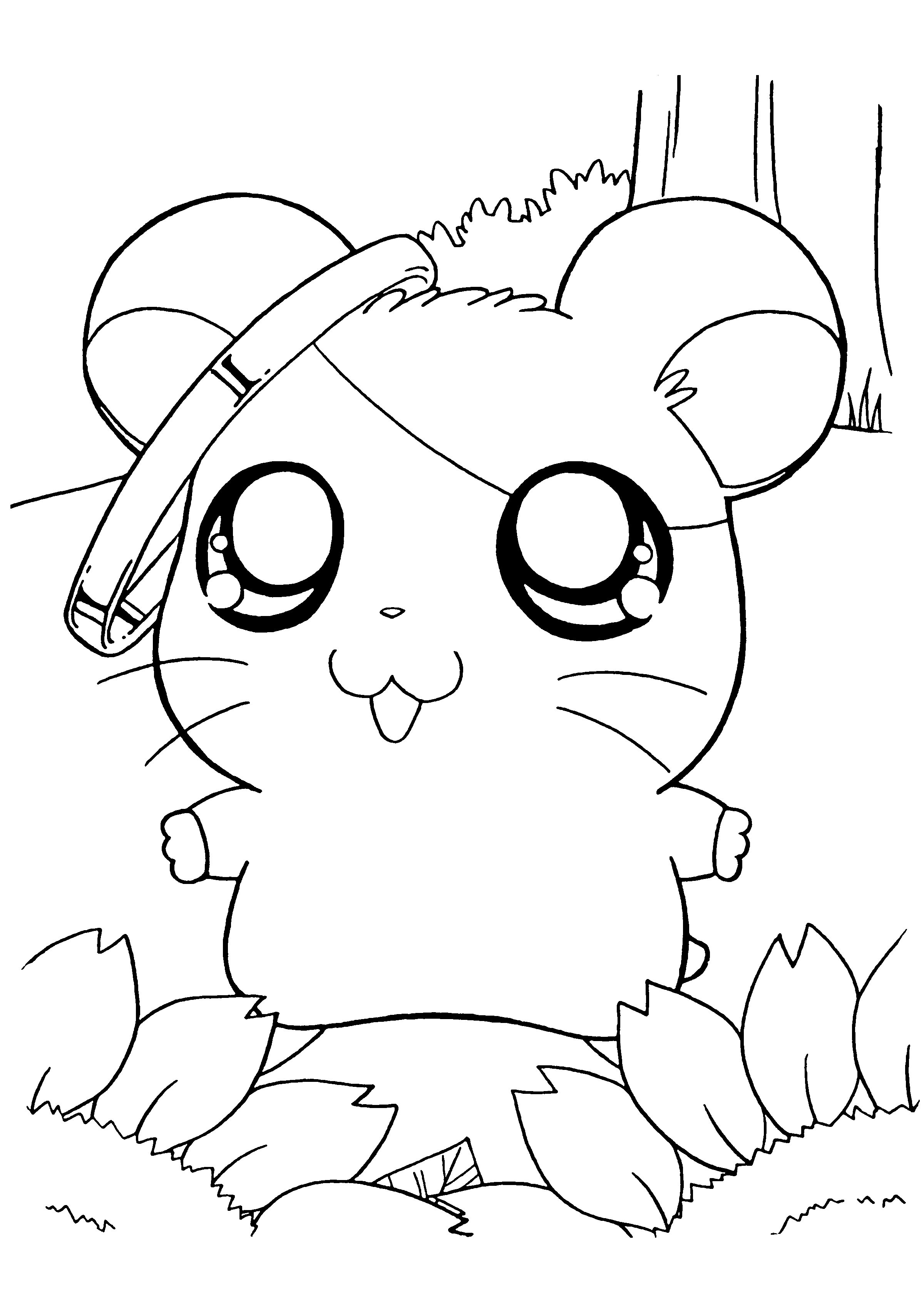 Disegno da colorare: Hamtaro (Cartoni animati) #39937 - Pagine da Colorare Stampabili Gratuite