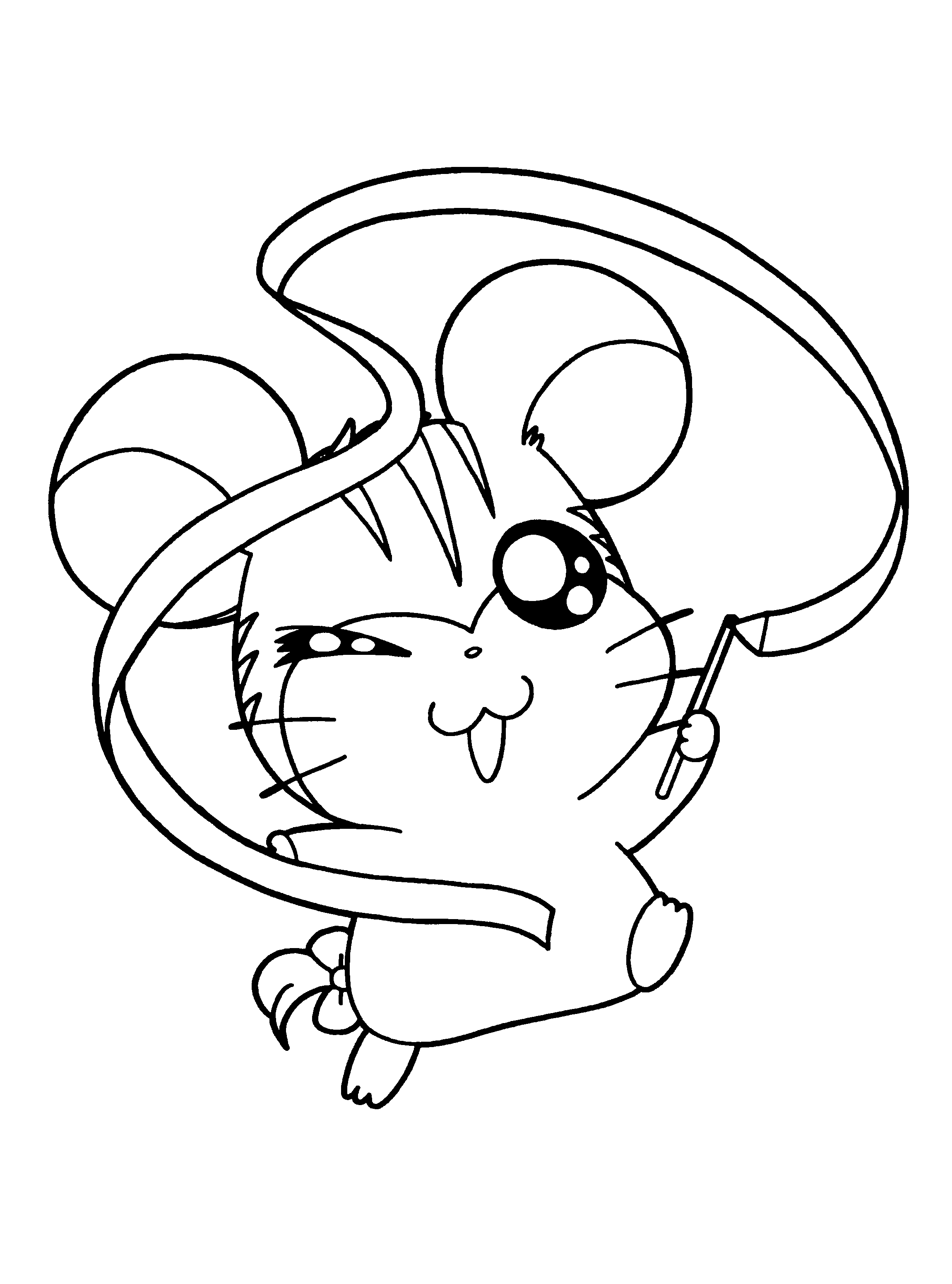 Disegno da colorare: Hamtaro (Cartoni animati) #39943 - Pagine da Colorare Stampabili Gratuite