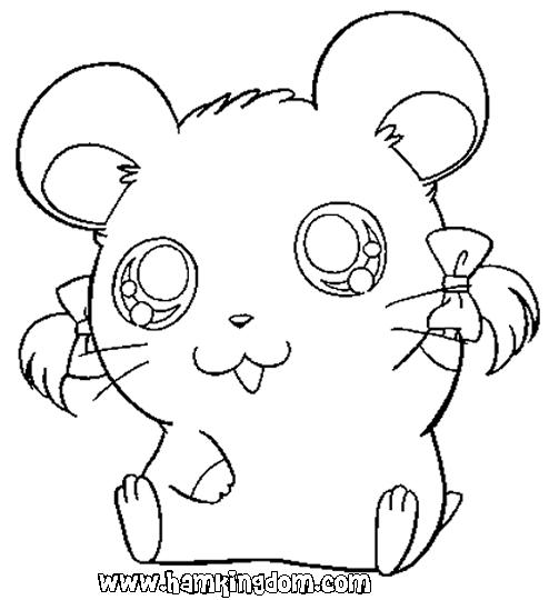 Disegno da colorare: Hamtaro (Cartoni animati) #39964 - Pagine da Colorare Stampabili Gratuite