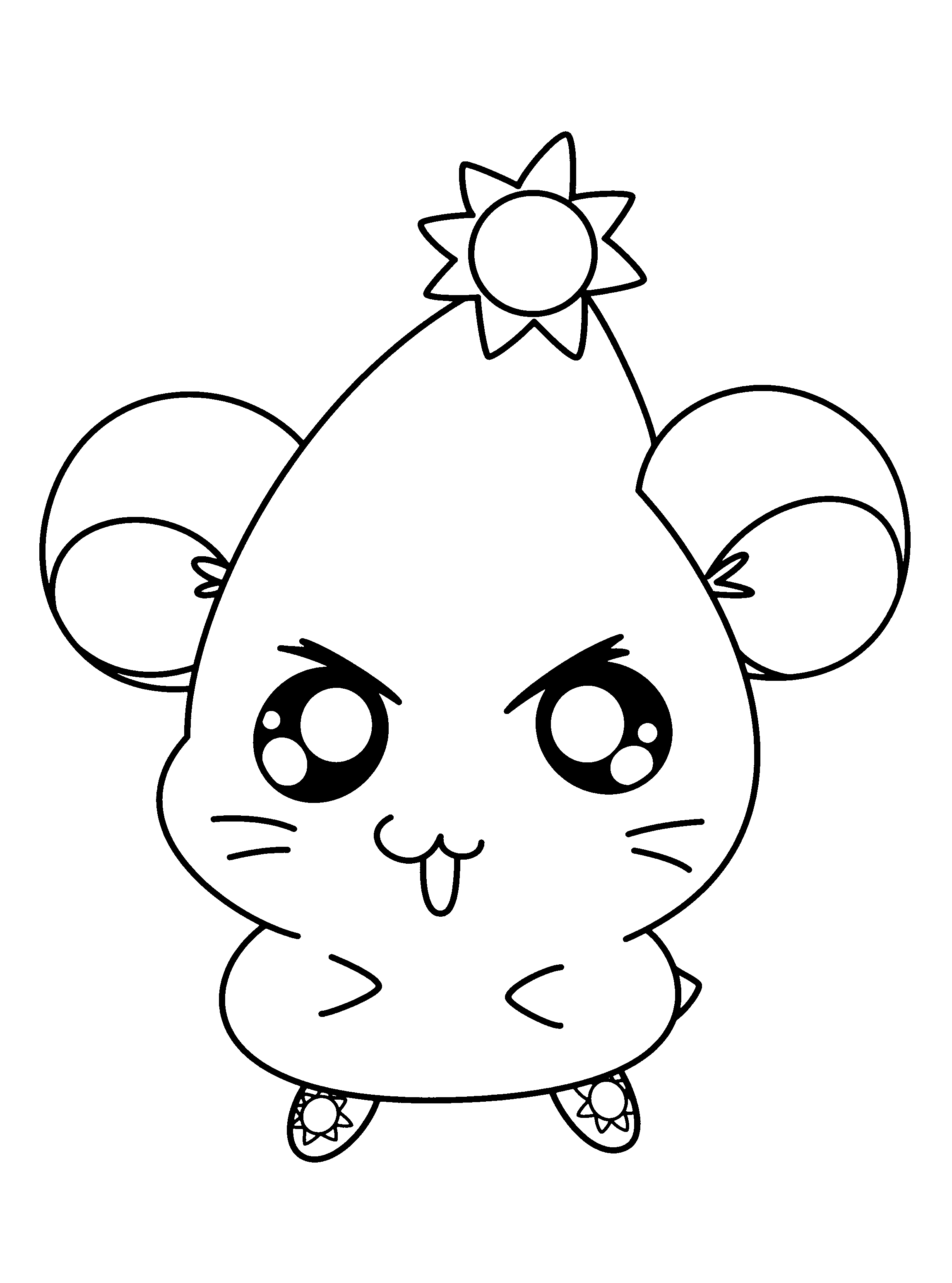 Disegno da colorare: Hamtaro (Cartoni animati) #39965 - Pagine da Colorare Stampabili Gratuite