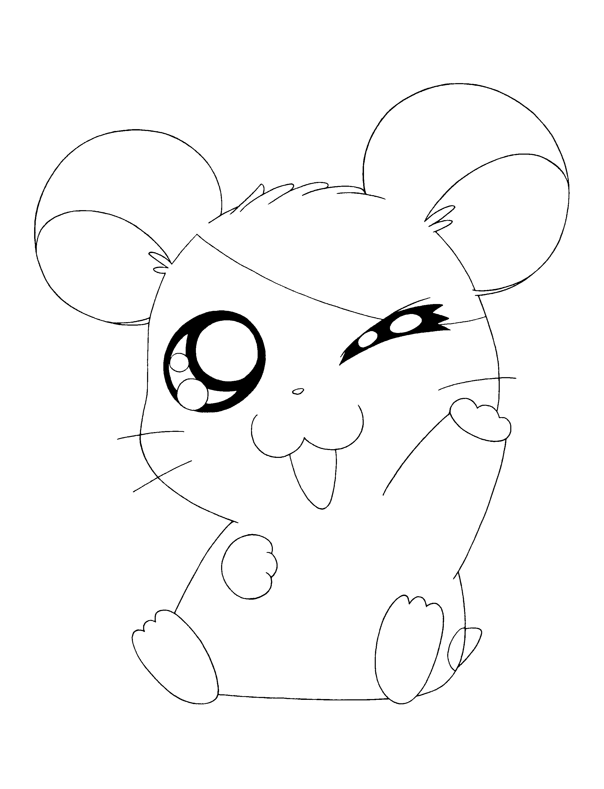 Disegno da colorare: Hamtaro (Cartoni animati) #39967 - Pagine da Colorare Stampabili Gratuite