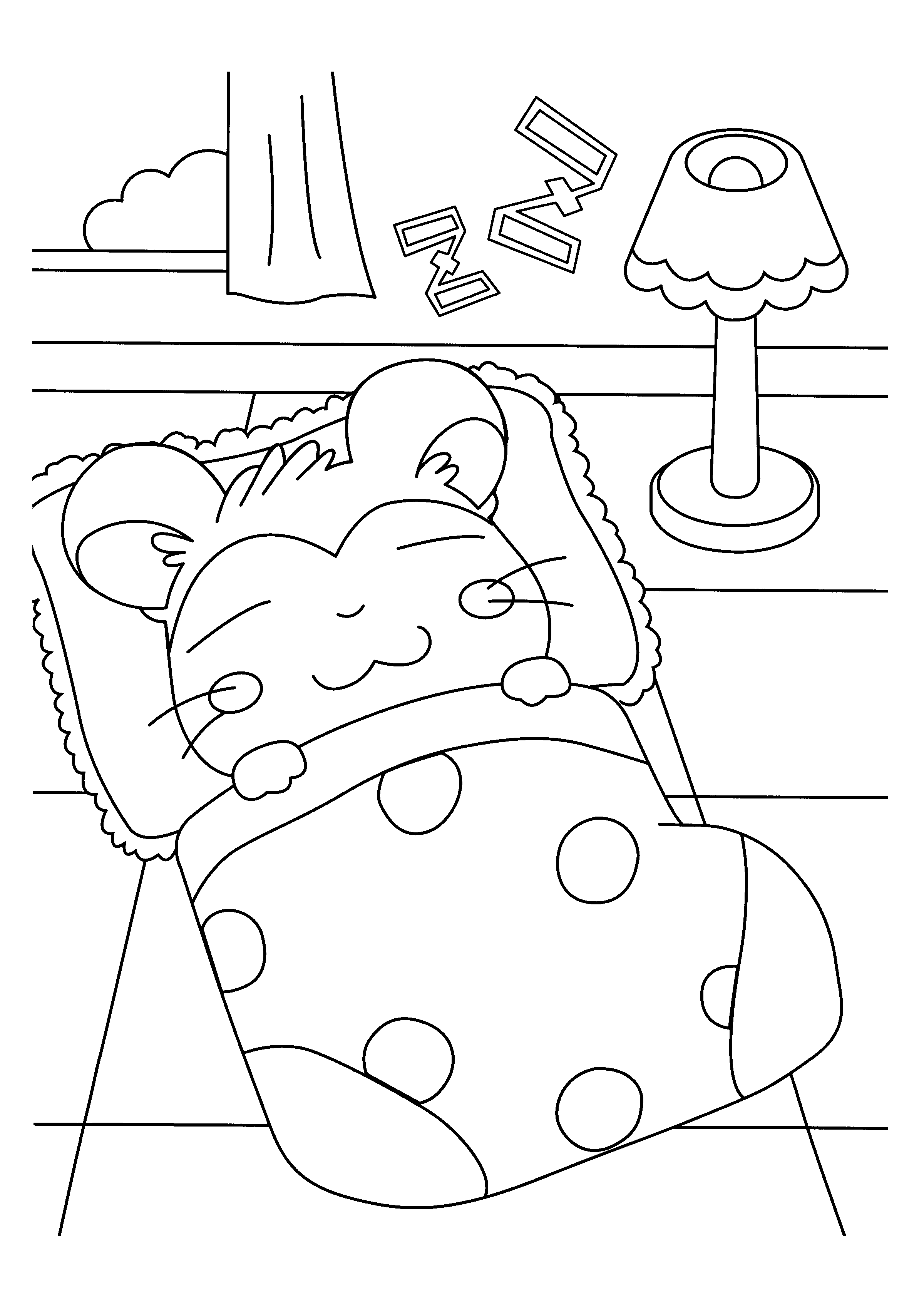 Disegno da colorare: Hamtaro (Cartoni animati) #39978 - Pagine da Colorare Stampabili Gratuite