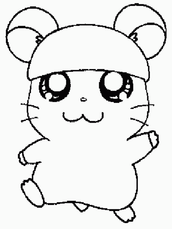 Disegno da colorare: Hamtaro (Cartoni animati) #40009 - Pagine da Colorare Stampabili Gratuite