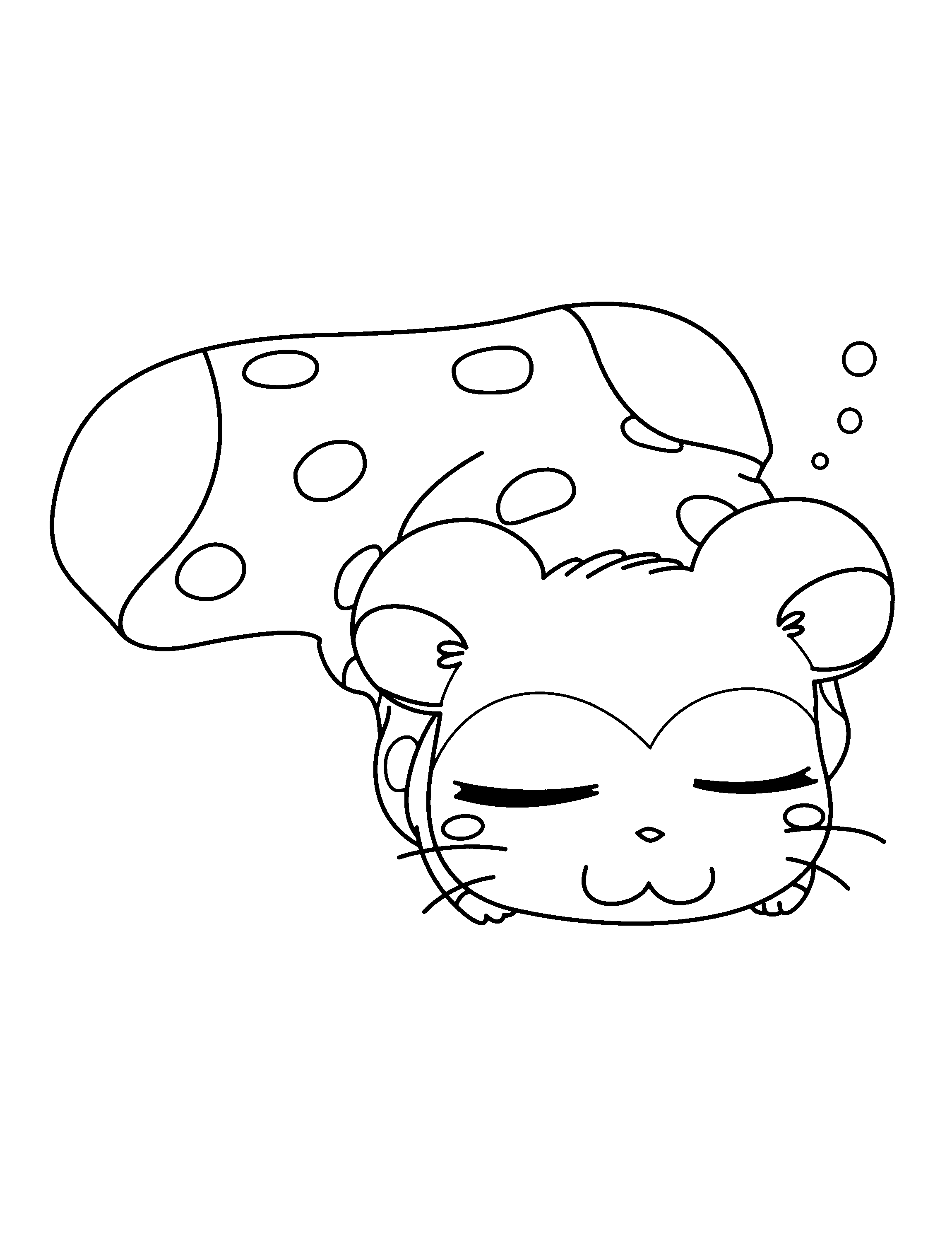 Disegno da colorare: Hamtaro (Cartoni animati) #40024 - Pagine da Colorare Stampabili Gratuite