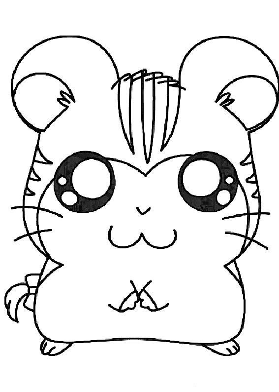 Disegno da colorare: Hamtaro (Cartoni animati) #40042 - Pagine da Colorare Stampabili Gratuite