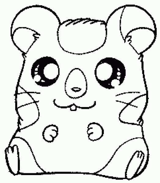 Disegno da colorare: Hamtaro (Cartoni animati) #40109 - Pagine da Colorare Stampabili Gratuite