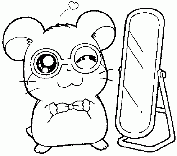 Disegno da colorare: Hamtaro (Cartoni animati) #40122 - Pagine da Colorare Stampabili Gratuite