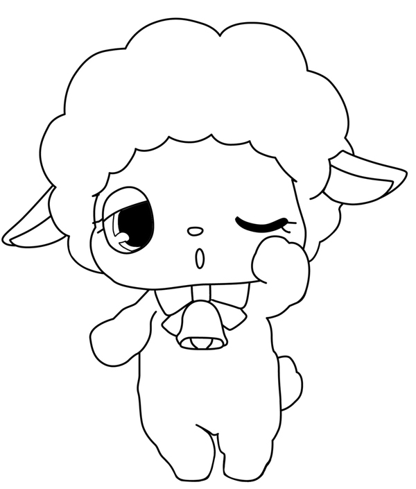 Disegno da colorare: Jewelpet (Cartoni animati) #37646 - Pagine da Colorare Stampabili Gratuite