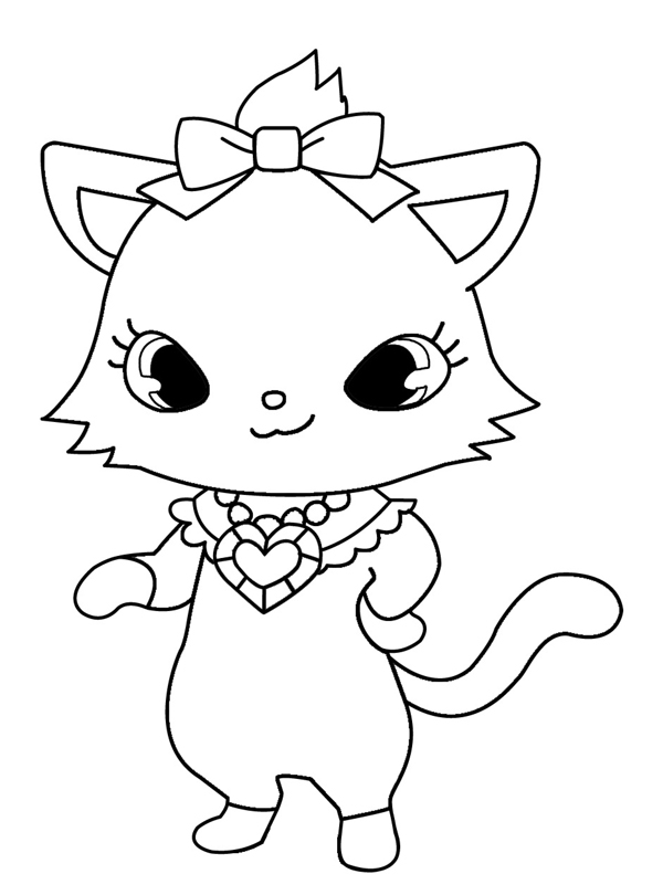 Disegno da colorare: Jewelpet (Cartoni animati) #37655 - Pagine da Colorare Stampabili Gratuite