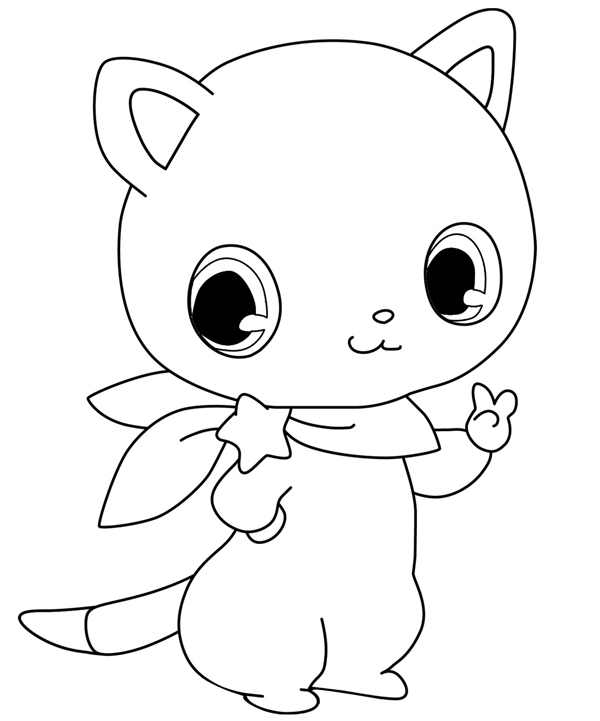 Disegno da colorare: Jewelpet (Cartoni animati) #37663 - Pagine da Colorare Stampabili Gratuite