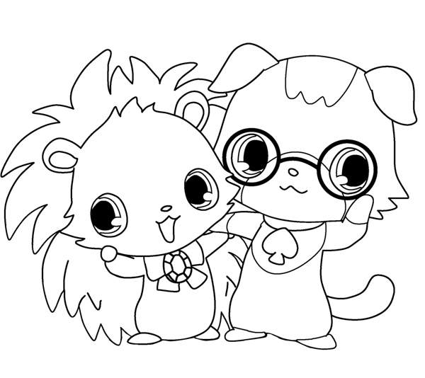 Disegno da colorare: Jewelpet (Cartoni animati) #37669 - Pagine da Colorare Stampabili Gratuite