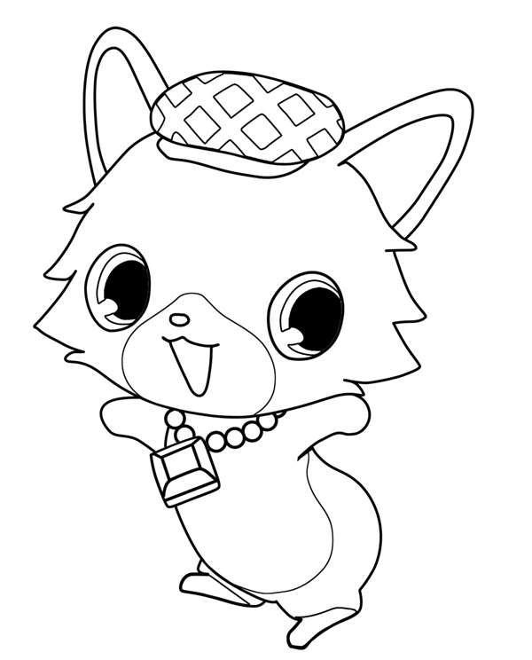 Disegno da colorare: Jewelpet (Cartoni animati) #37670 - Pagine da Colorare Stampabili Gratuite