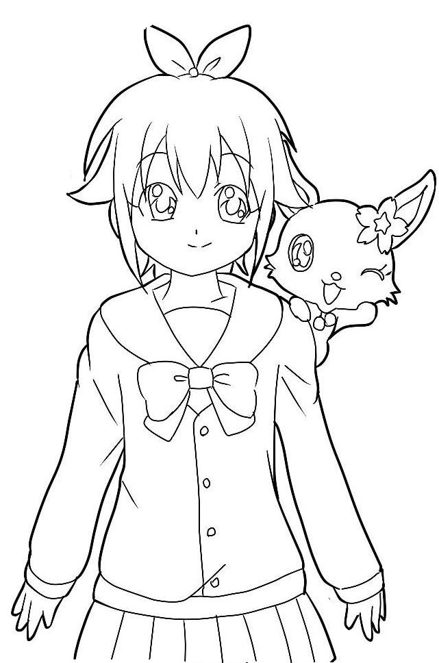 Disegno da colorare: Jewelpet (Cartoni animati) #37681 - Pagine da Colorare Stampabili Gratuite