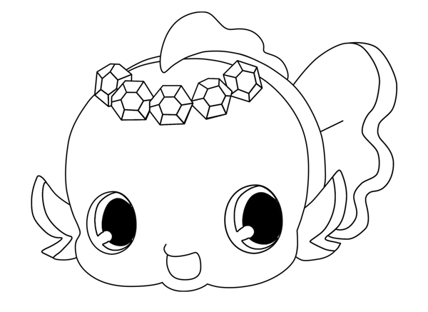 Disegno da colorare: Jewelpet (Cartoni animati) #37685 - Pagine da Colorare Stampabili Gratuite