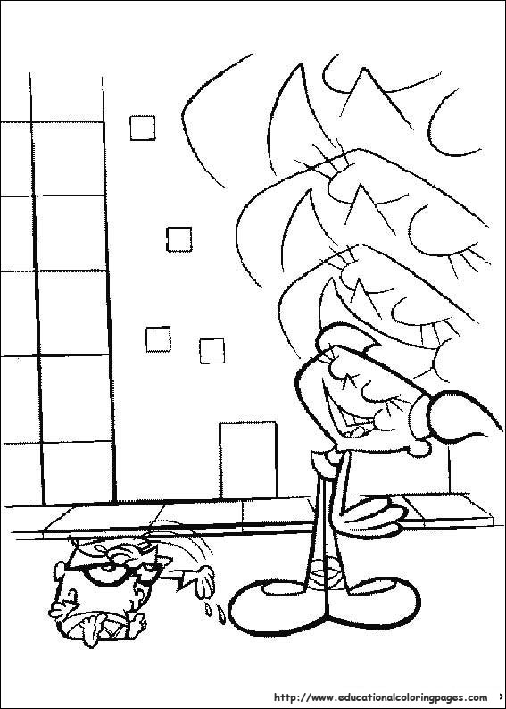 Disegno da colorare: Laboratorio di Dexter (Cartoni animati) #50693 - Pagine da Colorare Stampabili Gratuite