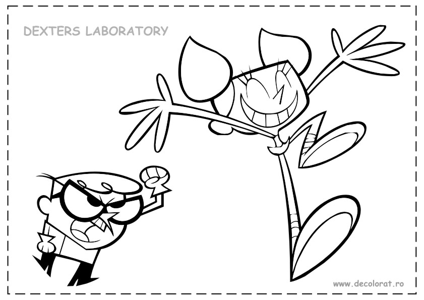 Disegno da colorare: Laboratorio di Dexter (Cartoni animati) #50718 - Pagine da Colorare Stampabili Gratuite
