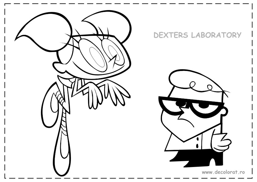 Disegno da colorare: Laboratorio di Dexter (Cartoni animati) #50749 - Pagine da Colorare Stampabili Gratuite