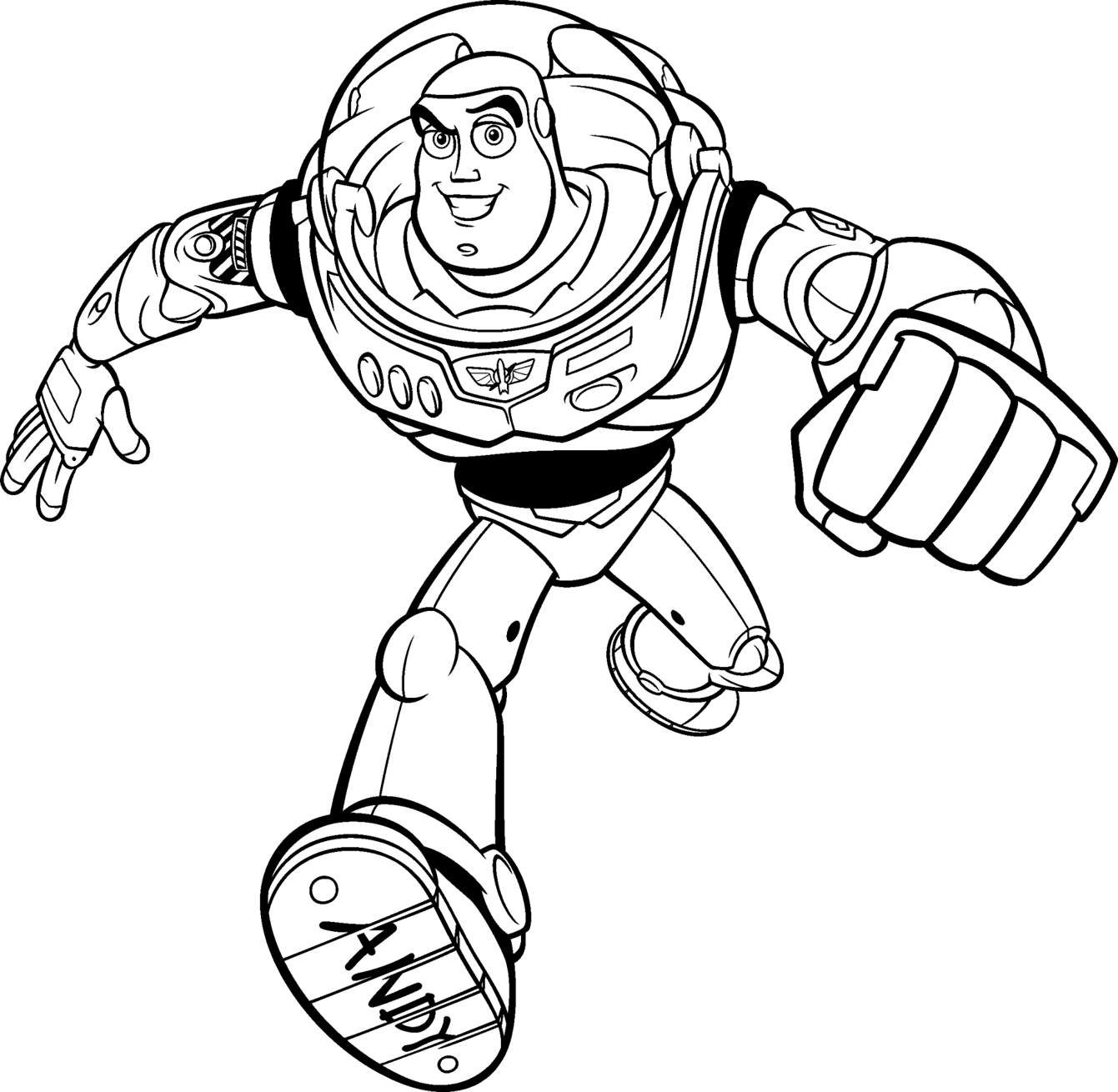 Disegno da colorare: Le avventure di Buzz Lightyear (Cartoni animati) #46690 - Pagine da Colorare Stampabili Gratuite