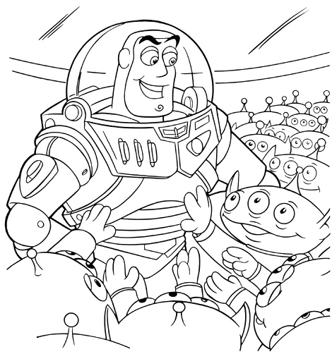 Disegno da colorare: Le avventure di Buzz Lightyear (Cartoni animati) #46697 - Pagine da Colorare Stampabili Gratuite