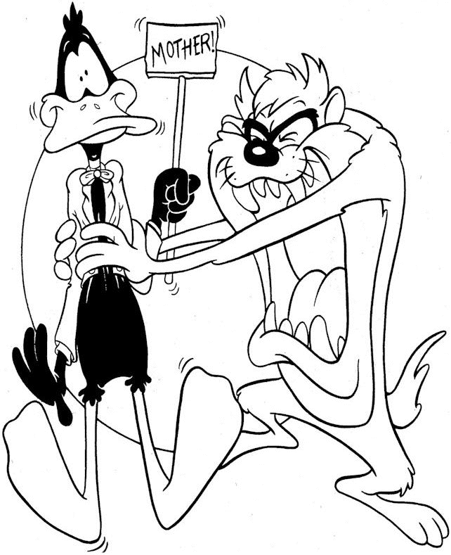 Disegno da colorare: Looney Tunes (Cartoni animati) #39180 - Pagine da Colorare Stampabili Gratuite