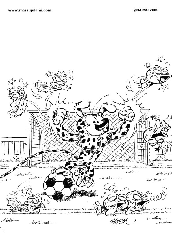 Disegno da colorare: Marsupilami (Cartoni animati) #50142 - Pagine da Colorare Stampabili Gratuite