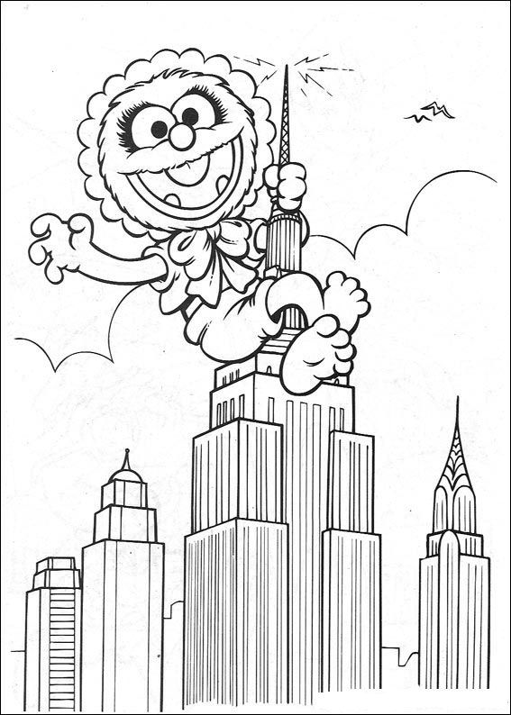 Disegno da colorare: muppet (Cartoni animati) #31954 - Pagine da Colorare Stampabili Gratuite