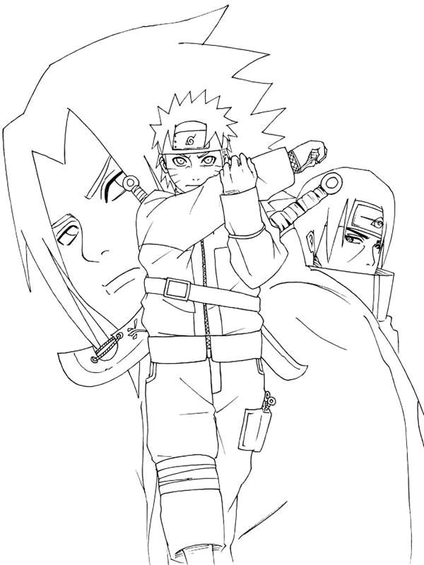 Disegno da colorare: naruto (Cartoni animati) #38230 - Pagine da Colorare Stampabili Gratuite