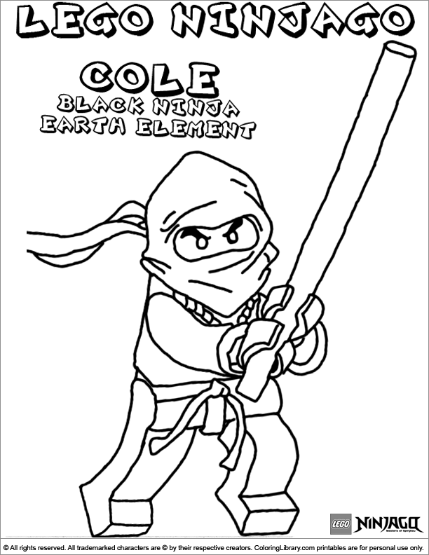 Disegno da colorare: ninjago (Cartoni animati) #24080 - Pagine da Colorare Stampabili Gratuite