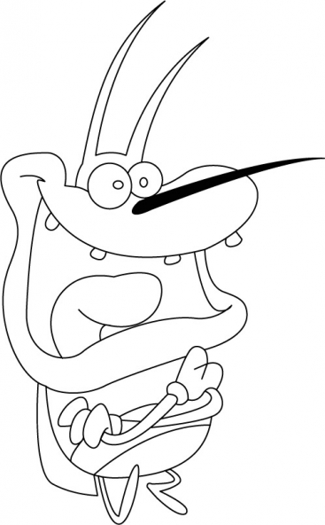 Disegno da colorare: Oggy e gli scarafaggi (Cartoni animati) #37884 - Pagine da Colorare Stampabili Gratuite