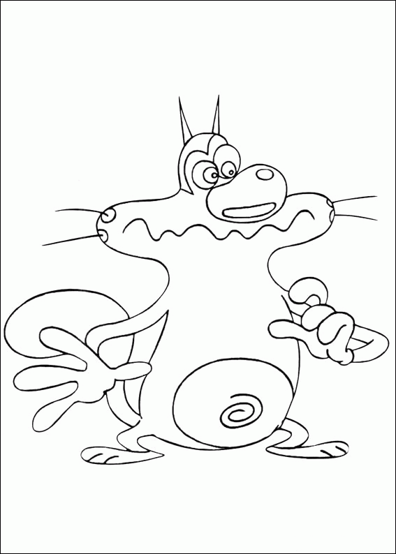 Disegno da colorare: Oggy e gli scarafaggi (Cartoni animati) #37887 - Pagine da Colorare Stampabili Gratuite