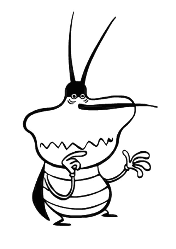 Disegno da colorare: Oggy e gli scarafaggi (Cartoni animati) #37924 - Pagine da Colorare Stampabili Gratuite
