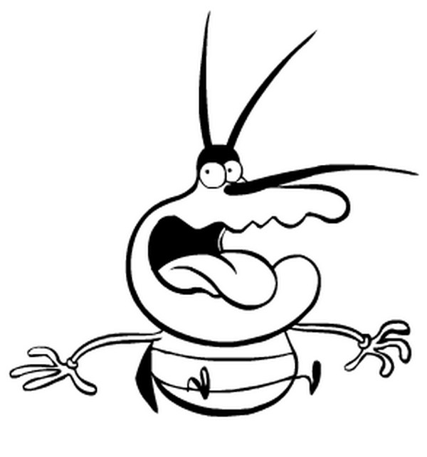 Disegno da colorare: Oggy e gli scarafaggi (Cartoni animati) #37993 - Pagine da Colorare Stampabili Gratuite
