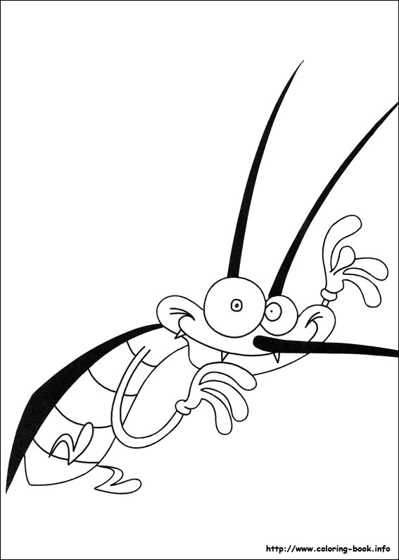 Disegno da colorare: Oggy e gli scarafaggi (Cartoni animati) #38038 - Pagine da Colorare Stampabili Gratuite