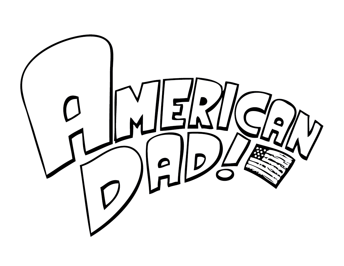 Disegno da colorare: Padre americano! (Cartoni animati) #50900 - Pagine da Colorare Stampabili Gratuite