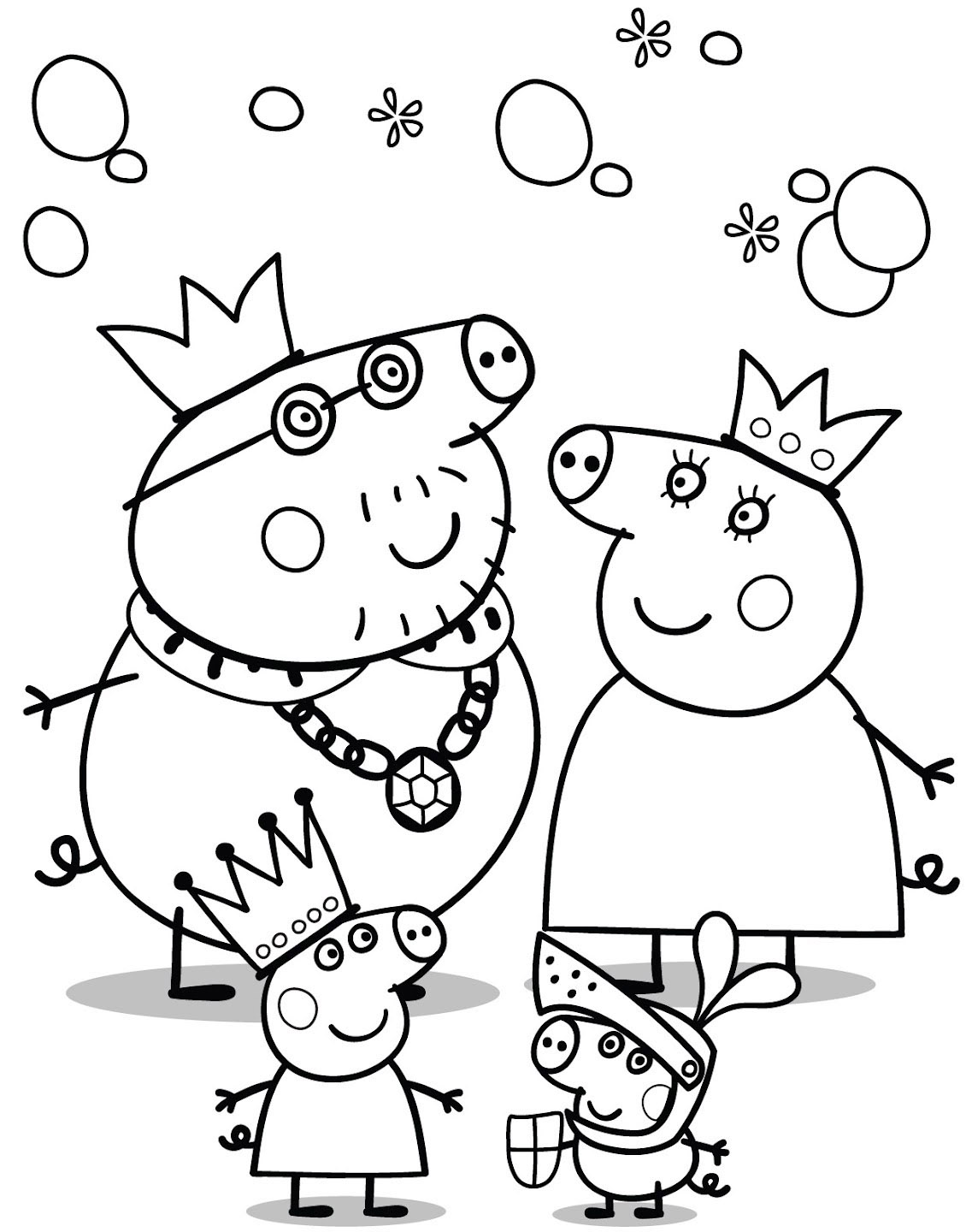 Disegno da colorare: Peppa Pig (Cartoni animati) #43909 - Pagine da Colorare Stampabili Gratuite