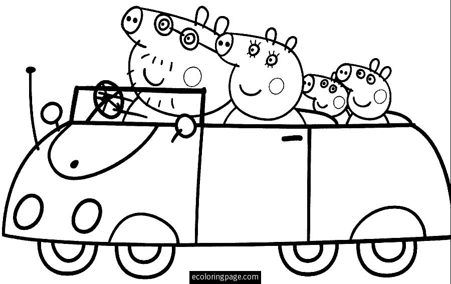 Disegno da colorare: Peppa Pig (Cartoni animati) #43913 - Pagine da Colorare Stampabili Gratuite