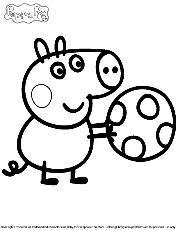 Disegno da colorare: Peppa Pig (Cartoni animati) #43915 - Pagine da Colorare Stampabili Gratuite