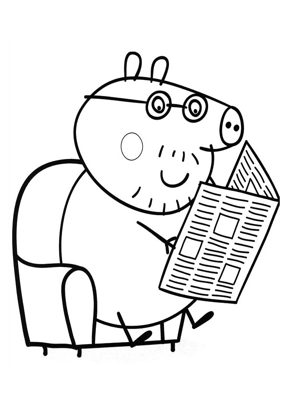 Disegno da colorare: Peppa Pig (Cartoni animati) #43921 - Pagine da Colorare Stampabili Gratuite