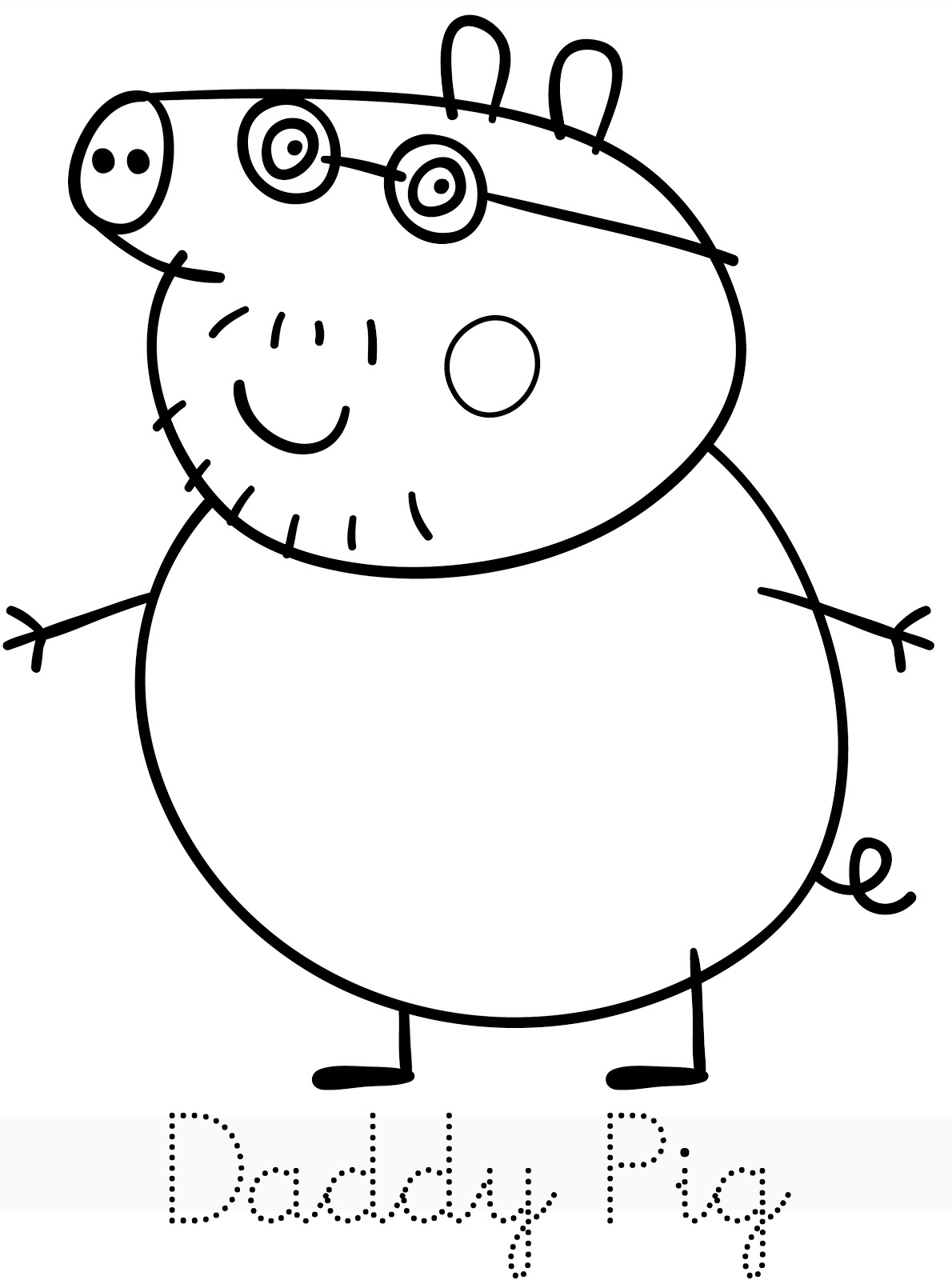 Disegno da colorare: Peppa Pig (Cartoni animati) #43928 - Pagine da Colorare Stampabili Gratuite