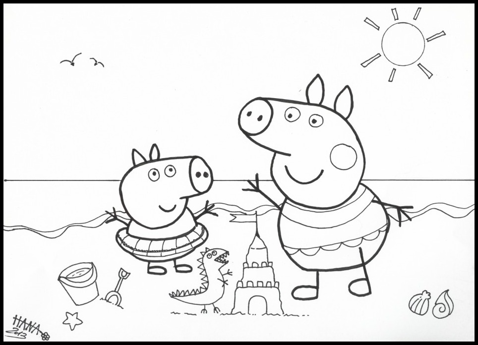 Disegno da colorare: Peppa Pig (Cartoni animati) #43932 - Pagine da Colorare Stampabili Gratuite