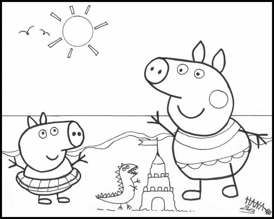 Disegno da colorare: Peppa Pig (Cartoni animati) #43941 - Pagine da Colorare Stampabili Gratuite