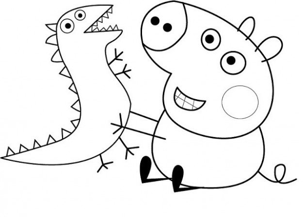 Disegno da colorare: Peppa Pig (Cartoni animati) #43944 - Pagine da Colorare Stampabili Gratuite