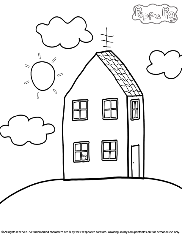 Disegno da colorare: Peppa Pig (Cartoni animati) #43947 - Pagine da Colorare Stampabili Gratuite