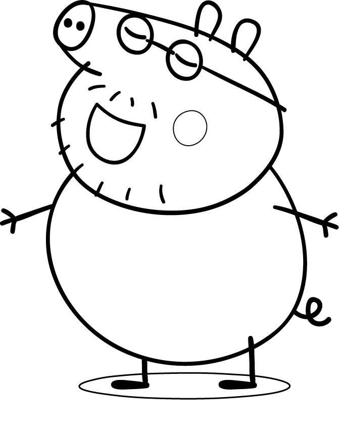 Disegno da colorare: Peppa Pig (Cartoni animati) #43954 - Pagine da Colorare Stampabili Gratuite