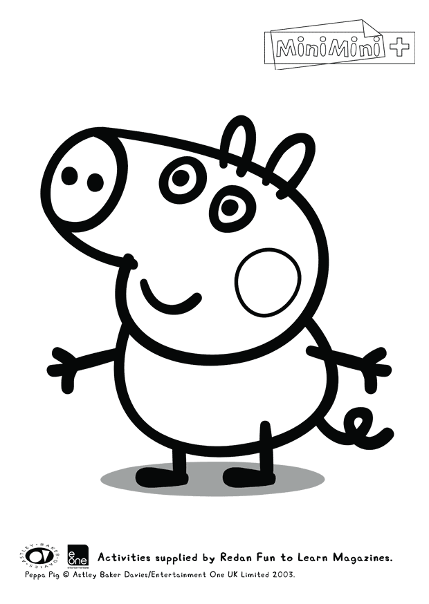 Disegno da colorare: Peppa Pig (Cartoni animati) #43958 - Pagine da Colorare Stampabili Gratuite