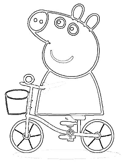 Disegno da colorare: Peppa Pig (Cartoni animati) #43966 - Pagine da Colorare Stampabili Gratuite