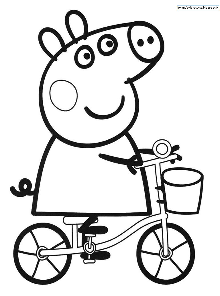 Disegno da colorare: Peppa Pig (Cartoni animati) #43968 - Pagine da Colorare Stampabili Gratuite