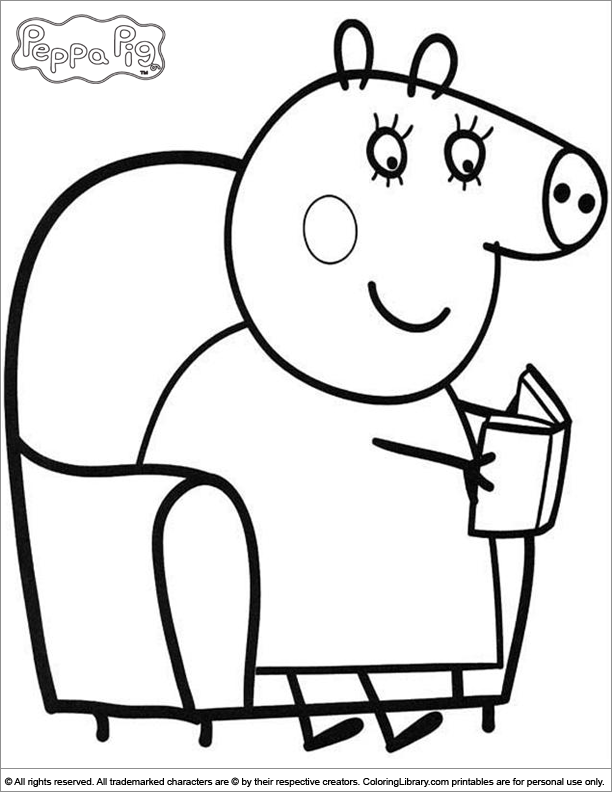 Disegno da colorare: Peppa Pig (Cartoni animati) #43969 - Pagine da Colorare Stampabili Gratuite